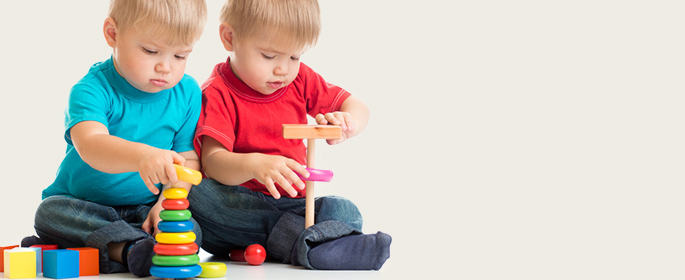 Kids Playing Blocks